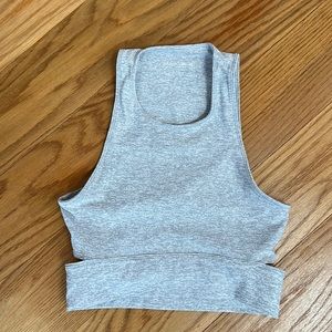 Outdoor Voices Crop Top Grey